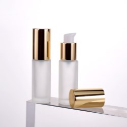 15ml Glass Cosmetic Pump Bottle BG-194A-15